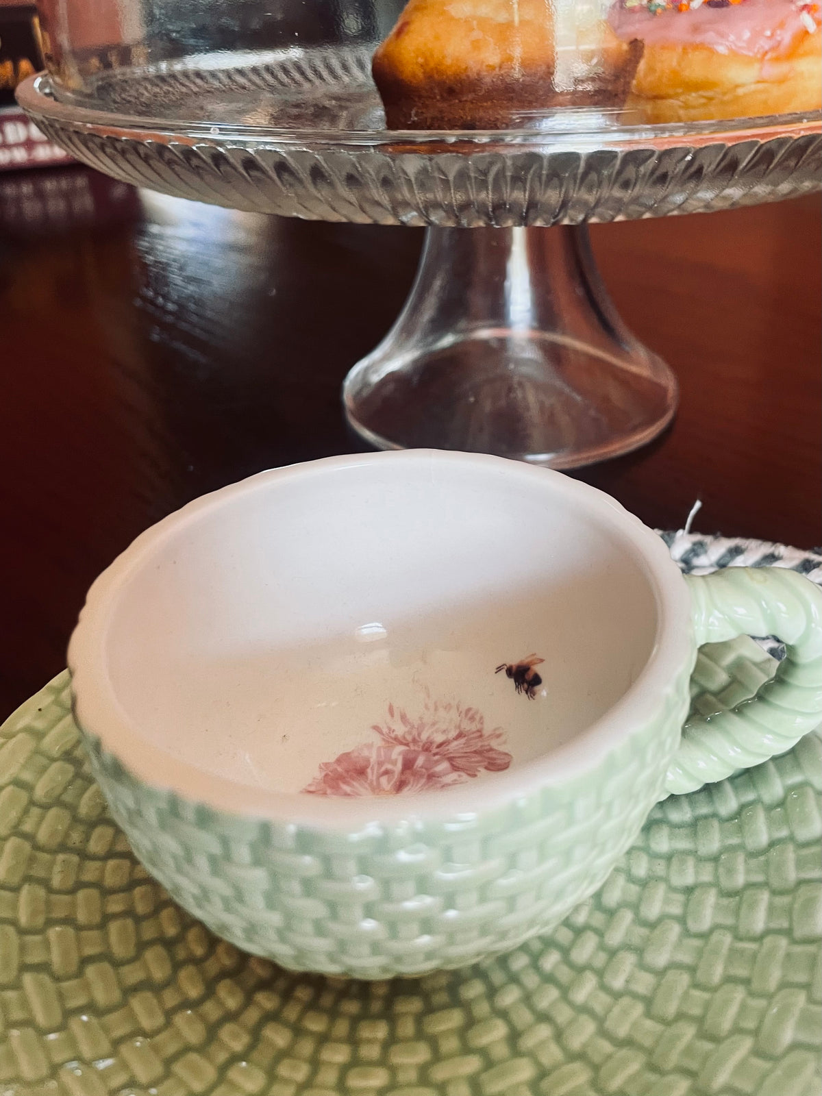 Honeybee Cottage Vintage Teacup